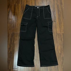 Black jeans with white outline